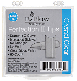 EzFlow Perfection II Tips Crystal Clear Refill N.5